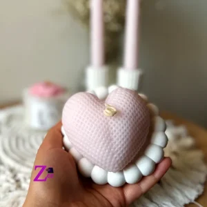 شمع قلب حصیری