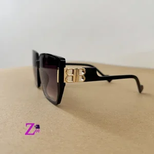 عینک آفتابی uv 400  زنانه مشکی کد 08