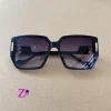 عینک آفتابی uv 400  زنانه مشکی کد 08