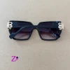 عینک آفتابی uv 400  زنانه مشکی کد 08
